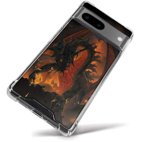 Fireball Dragon by Vincent Hie Google Pixel 8a Clear Case
